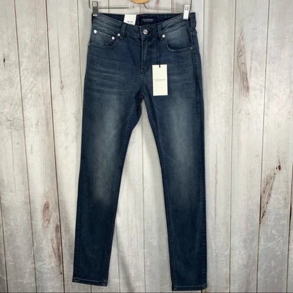 Scotch & Soda Skim Super Slim Fit Jeans South Sea Edition Size 30 x 32 NWT - Picture 1 of 15